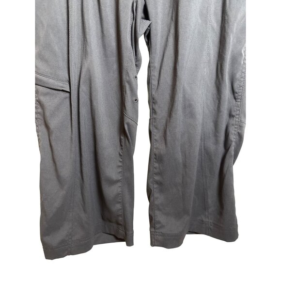 Prana Hiking Outdoor Pants Cropped Womans Size Large Mesh Multi Pockets Vents - Picture 4 of 8